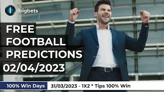 FOOTBALL PREDICTIONS TODAY 02/04/2023|FRANCE LIGUE 1 Prediction |SOCCER PREDICTIONS@ibigbets
