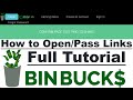 How to open binbucks.com links | In Smartphone & Desktop [Full Tutorial]