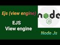 How To Use Ejs Template | Rendering HTML File |Express.js