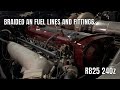 INSTALLING BRAIDED AN FUEL LINES | RB25DET SWAPPED DATSUN 240Z