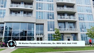 58 Marine Parade Dr. Etobicoke, On. M8V 0A3, Unit 1105 / HD / Virtual Tour