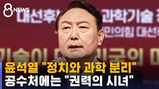 윤석열 "정치와 과학 분리"…원전 정책 비판 / SBS