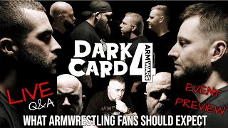 ARMWRESTLING TODAY WITH NEIL PICKUP QUICK CATCH UP \u0026 FAN Q\u0026A - RYAN \u0026 TOM - ‘DARK CARD 4’ \u0026 MORE