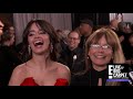 camila cabello runs into nick jonas at the 2018 grammys e red carpet u0026 award shows