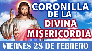 CORONILLA a la DIVINA MISERICORDIA de HOY VIERNES 28 DE FEBRERO 2025 🕊️ Rosario Divina Misericordia💖