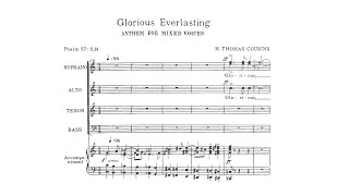 Glorious Everlasting - M. Thomas Cousins (Score) | Piano Accompaniment