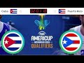 puerto rico vs cuba live fiba americup basketball qualifiers 2025 live cuba vs puerto rico live