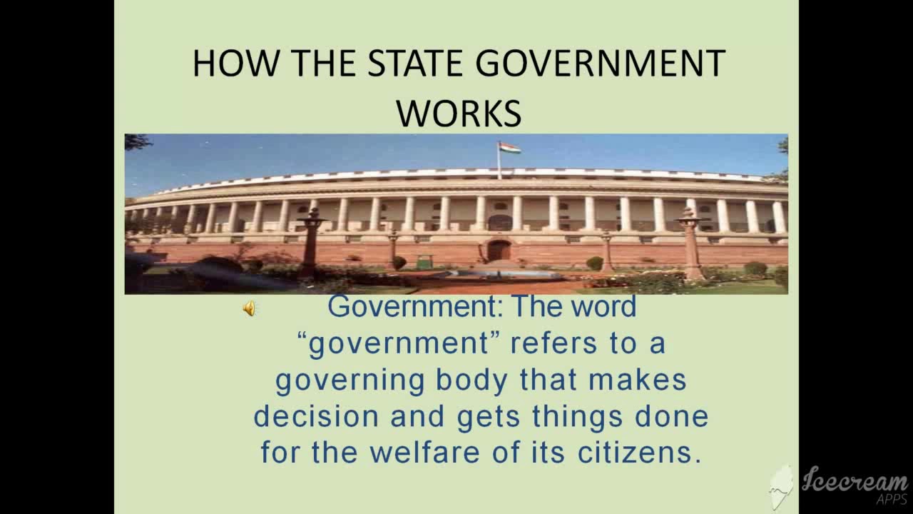 HOW THE STATE GOVERNMENT WORKS. - YouTube