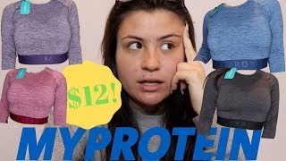 MYPROTEIN TRY-ON HAUL! BETTER THAN GYMSHARK? $12!!!