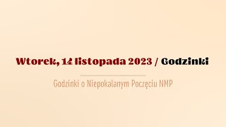 #Godzinki | 14 listopada 2023