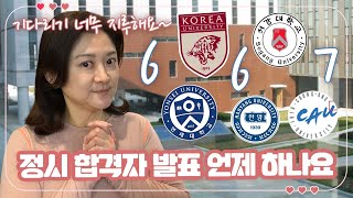 대학 정시 합격자 조기 발표해주세요 (합격 발표 기다리는 수험생 맘 일상) 마이맘 TV