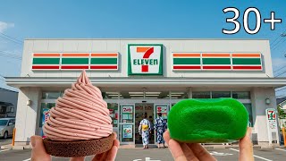 I Tried EVERY 7-Eleven Sweets in Japan.