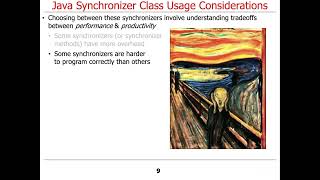 Usage Considerations of Java Synchronizer Classes