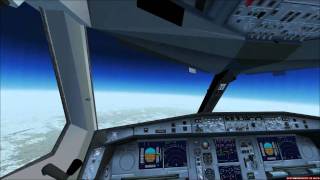 Airbus A380 at 100.000ft Mach 4 - FSX