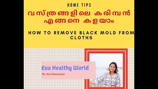 വസ്ത്രങ്ങളിലെ കരിമ്പൻ എങ്ങനെ കളയാം | How to Remove Black Mold from Cloths|Home Tips|Malayalam|Kerala