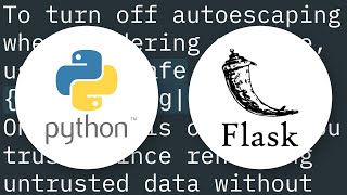Passing HTML to template using Flask/Jinja2