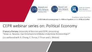 CEPR webinar series on Political Economy - 7/07/ 2020: Eliana La Ferrara