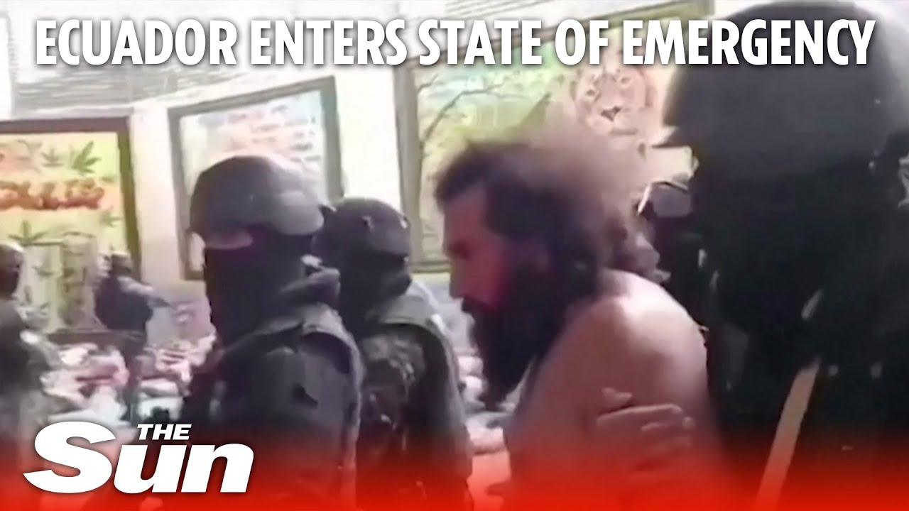 Ecuador Enters State Of Emergency Following Drug Lord S Escape Youtube