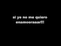 Kalimba-No me quiero enamorar(Letra)