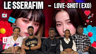 Our Reaction To [KCON 2022 JAPAN] LE SSERAFIM - Love Shot (원곡 : EXO) | Mnet 221110 방송