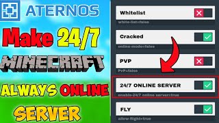 How to make 24/7 Minecraft server | How to make java + pocket server in Minecraft