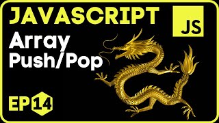 JavaScript Array PUSH and POP Methods | JavaScript in Hindi - 14 #javascript #reactjs