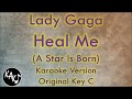 Lady Gaga - Heal Me Karaoke Instrumental Lyrics Cover Original Key C