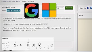 4.4 SEARCH FOR A RANGE (Binary Search)-Interviewbit #binarysearch#interview