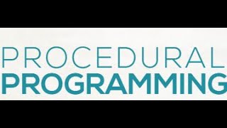 FLVS Procedural Programming