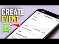 How to Create a WhatsApp Event