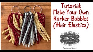 Tutorial: How to make a Korker ribbon bobble / hair elastic