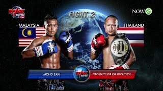 Mohd Zaki (Malaysia) vs Petchsatit Sor.Jor.Toipaedriw (Thailand)