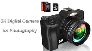 5K Digital Camera for Photography