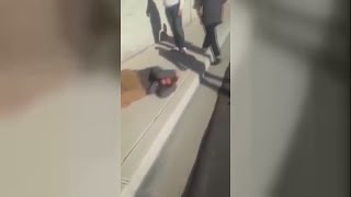 CAUGHT ON CAMERA: Teen kicked, sucker punched by classmate