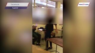 WATCH: Pupil pelts teacher with book at Three Rivers Secondary School in Vereeniging