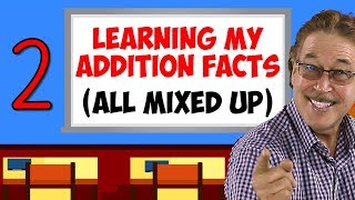 Learning My Addition Facts (All Mixed Up) | Addition Facts for 2 | Jack Hartmann