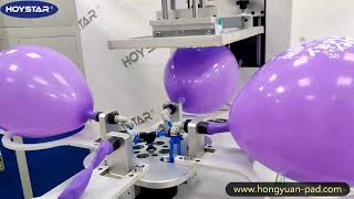 Latex balloon printing machine