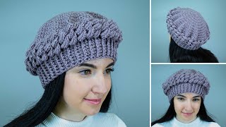 How to crochet a beret simply and easily!