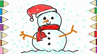 How to Draw a Snowman, Gingerbread Man, & Christmas Decorations | Easy Holiday Art for Beginners!