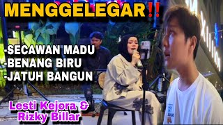 LIVE - AKUSTIC LESTI KEJORA & RIZKY BILLAR -SECAWAN MADU-BENANG BIRU-JATUH BANGUN -MENGGELEGAR‼️