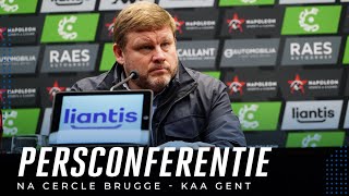 🎙 Persconferentie na Cercle Brugge - KAA Gent