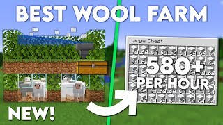 Minecraft Easy WOOL FARM - Extremely Efficient 1.20 Tutorial