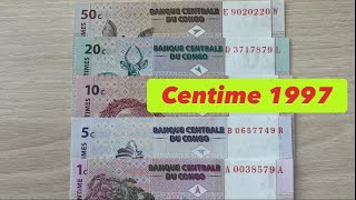 Congolese Centime, Banknote,Small change of the Congo, Congo money, Kongo-geld