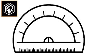 How To Draw Protractor Easy /artist abhi Kalota/#shorts
