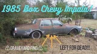 FOUND ME ANOTHER BOX CHEVY 'PROJECT BUILD ' BEEN SITTING FOR 8 YEARS!
