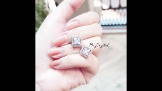 สวย หรูหรา มีระดับ #เครื่องประดับ #maycrystal #คริสตัล #jewelry #SALE #crystal #ต่างหู #ตุ้มหู