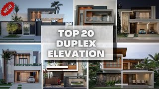 Top 20 Duplex Building Front Elevation Design New In 2022 | Latest double floor House | Modern Ideas