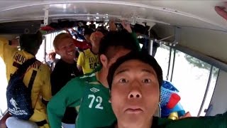 中央大学サッカー同好会 ラストバス2015 ②便目は4年生も合流