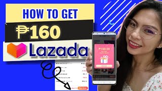 FREE ₱160 PESOS IN LAZADA | HOW TO REDEEM ₱160 PESOS VOUCHER IN LAZADA