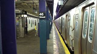 IND Continental Avenue Bound R160 (V)  at 46th Street